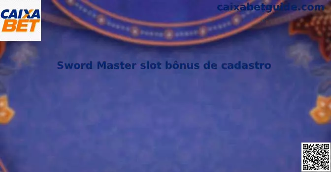 Imagem ampliada do Sword Master slot bônus de cadastro