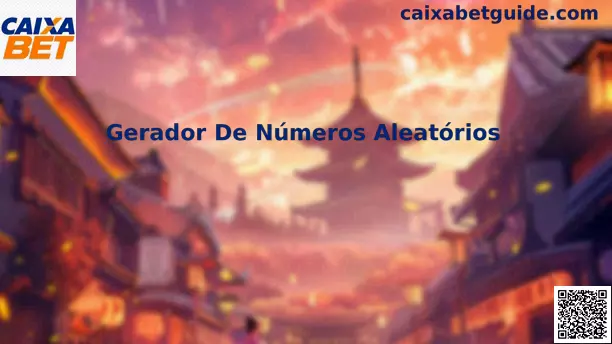 Representação visual de um Gerador De Números Aleatórios aplicado a jogos online da Caixa Bet