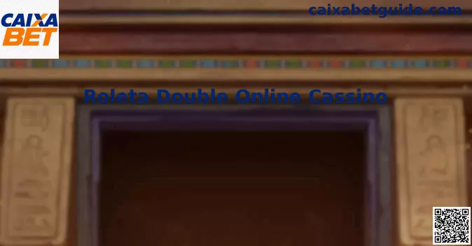 Interface ilustrativa da Roleta Double Online Cassino
